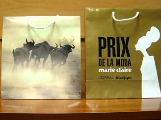 Bolsas de papel con asa cordón Bolsas de papel con asa cordón