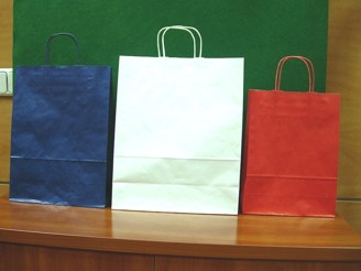 Bolsas de Papel de colores atractivos Bolsas de Papel de colores atractivos