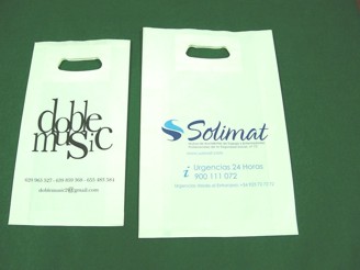 Bolsas de papel con asa troquelada personalizadas Bolsas de papel con asa troquelada personalizadas