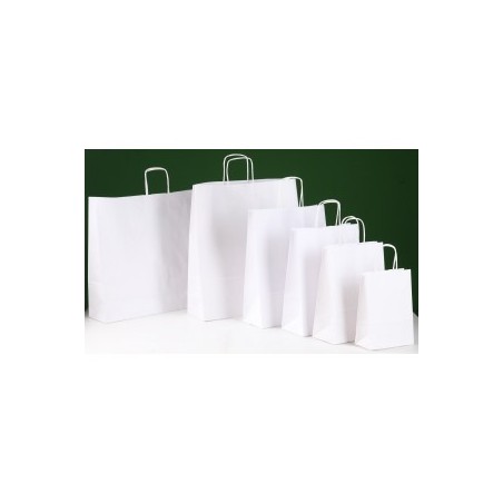 Bolsas de papel con asa rizada 118x8x24