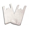 60/35X70 Bolsas de plástico 70% RECICLADO  asa camiseta  GALGA 200 B.P. BLANCAS  - PAQUETE DE 2 KILOS